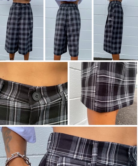 【¥6,800→¥4,800】oversized shorts 「baggy checkers」#3126