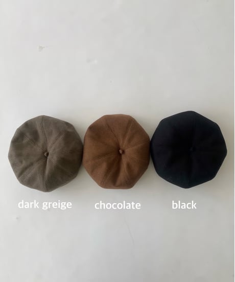 beret「round」#2511-1/5