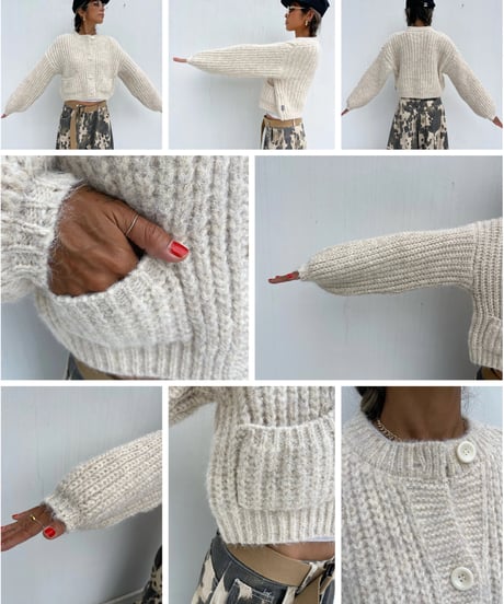 knit cardigan「chunky」#781959