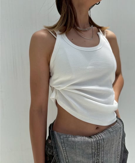 rib tank camisole「transform」#312