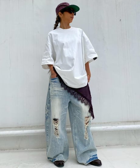 baggy denim「full damage」#56225601
