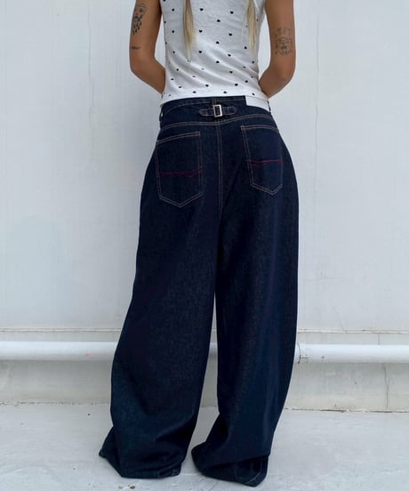 wide denim pt「design waist」#2635364