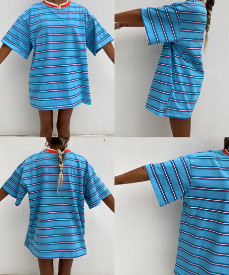 wide border T「w collar」#618