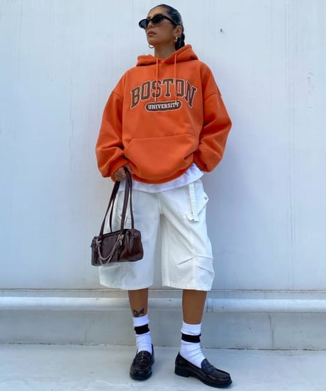 hoodie「BOSTON uni」#6810511（裏起毛）