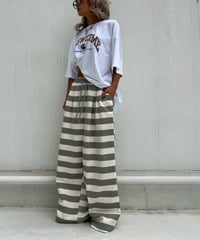 【¥7,300→¥5,800】border wide pt「flare」#6660