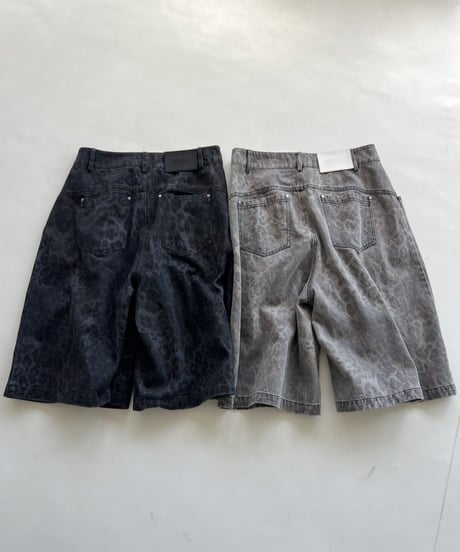 half pt「washed leopard」#6363-264