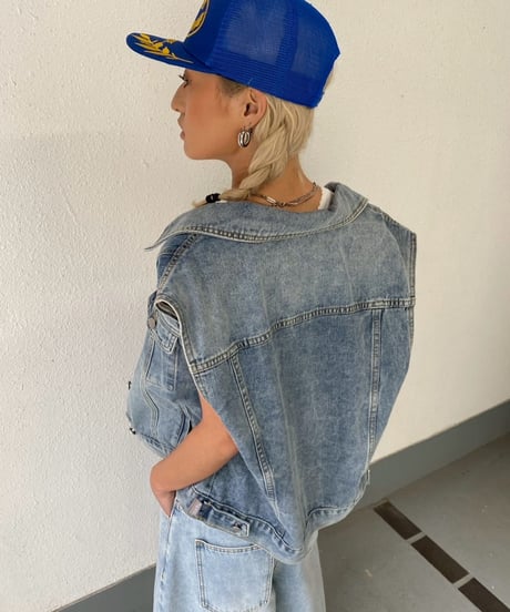 denim vest「classic」#360