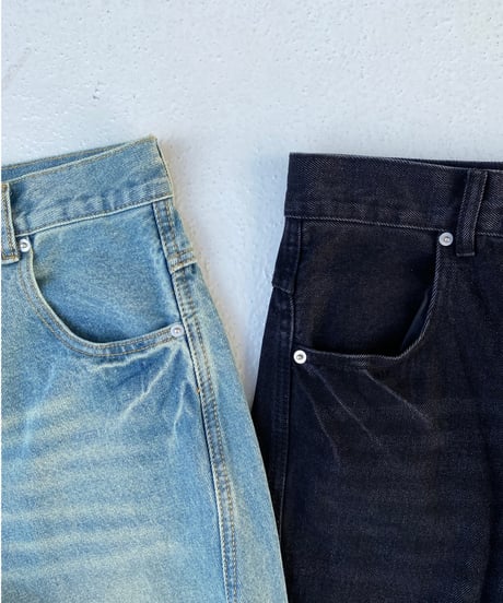denim pt「balloon barrel」#25046