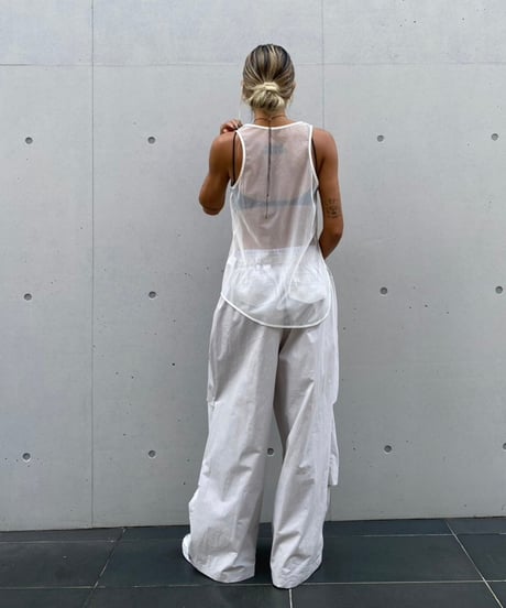 knee tack jogger pt「W stripe」#013