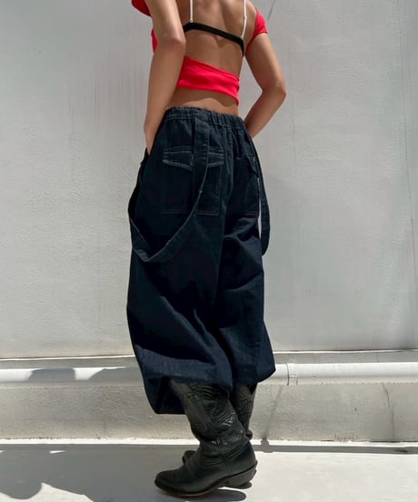 2way denim salopette 「thick」#87711