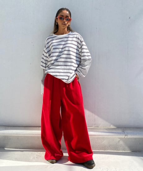 wide leg pt「corduroy」#6878