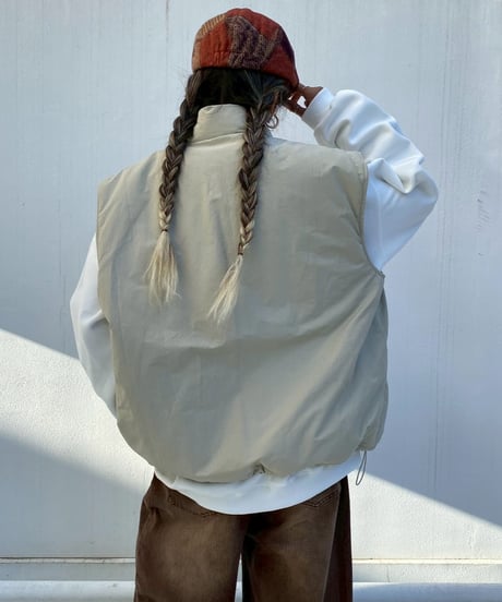 padded vest「high neck」#1812510