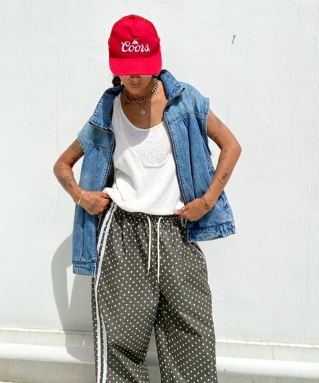 denim gilet「stand neck」#679964