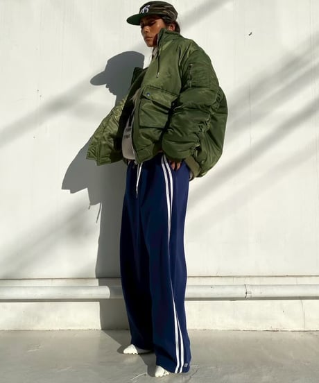 oversized blouson「volume khaki」#13911511