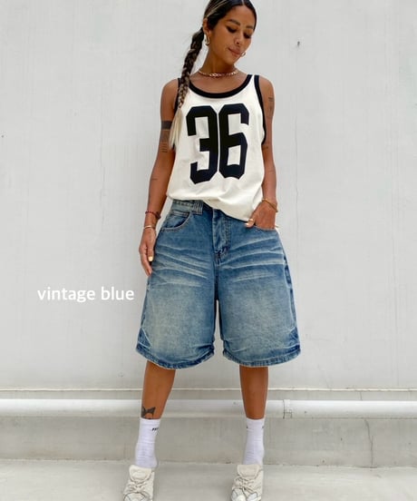 denim half pt「wrinkles」#68823163