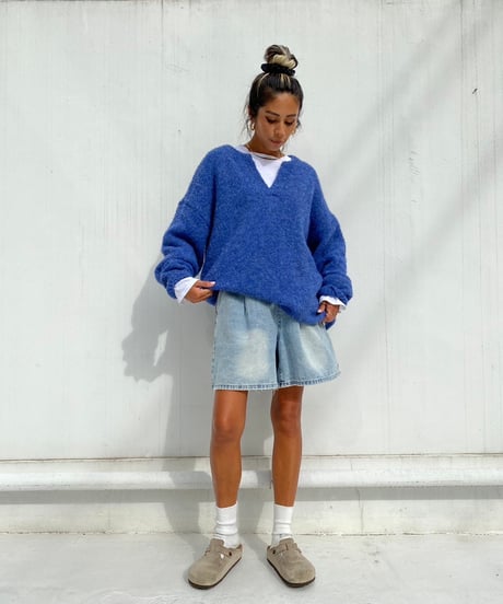denim short pt 「Baggy」#122