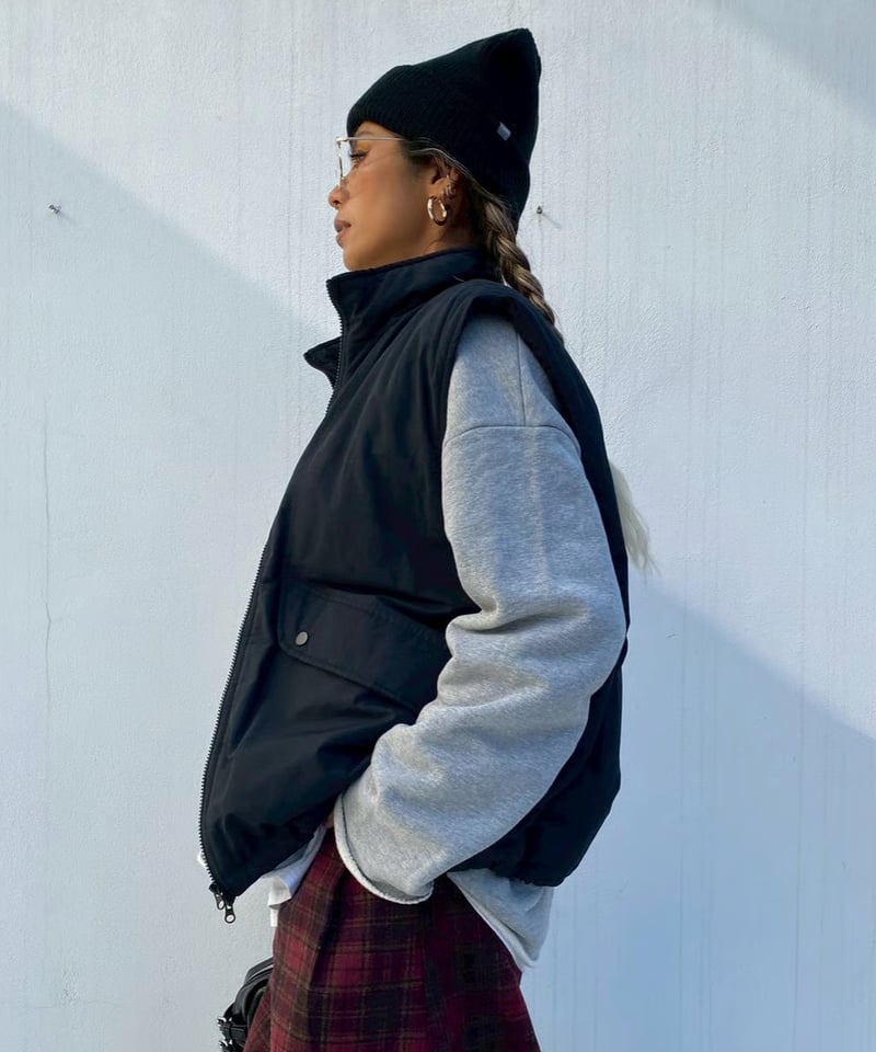 padded vest「high neck」#1812510 | tablethotel-sūdo