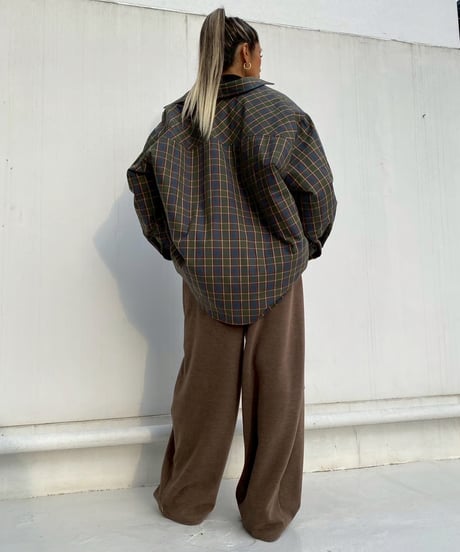 冬物非公開oversized jc「cool check」#99235510
