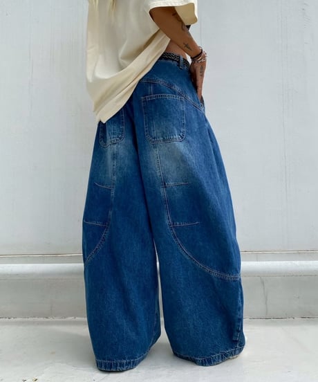 oversized pt「color barrel」#68758（ベルト付き）
