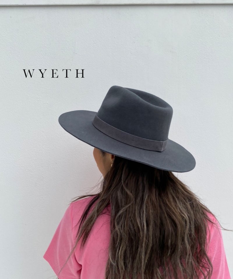 【未使用品‼️】BEAMS WYETH\"River\"Hat  つば広　ハット　通年 未使用品‼️】BEAMS WYETH