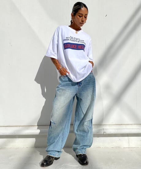 3D tuck denim「tapered」#99003