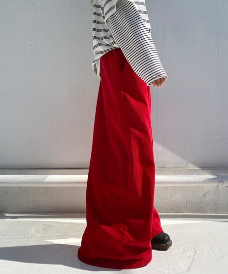 wide leg pt「corduroy」#6878
