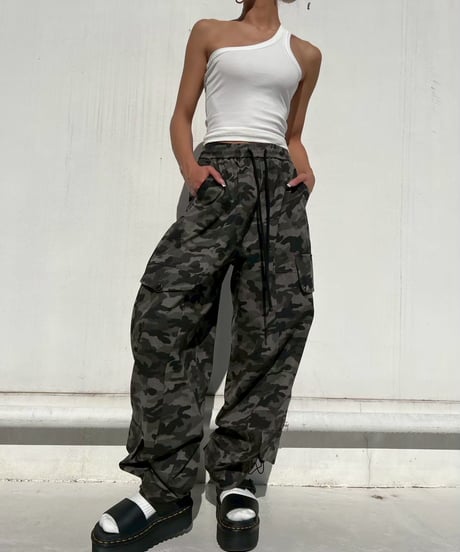 rib tanktop「oneshoul」#21152