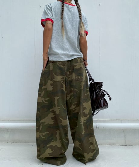 baggy pt「camo barrel」#591511（ベルト付き）