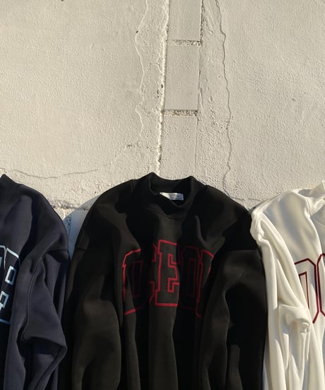 high neck sw「flocky font」#2162859(裏起毛）
