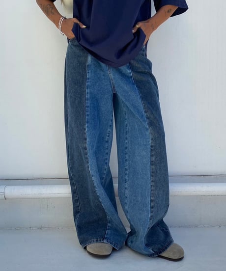 wide denim pt「docking」 #3621