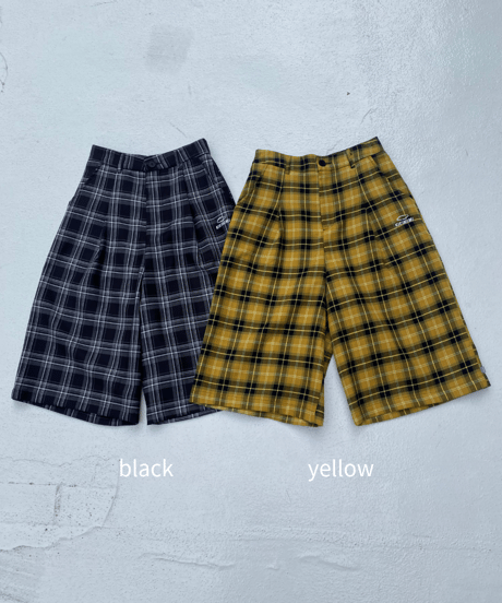 【¥6,800→¥4,800】oversized shorts 「baggy checkers」#3126