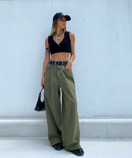 v-neck bustier「cropped」#1013