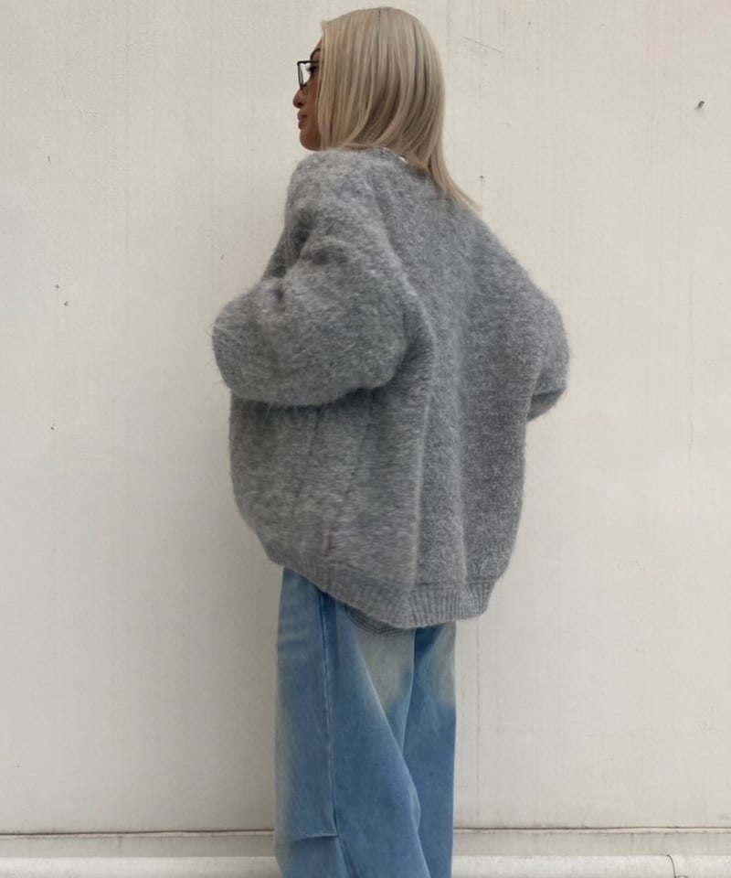 knit cardigan「mix yarn」#8179 | tablethotel-sūdo
