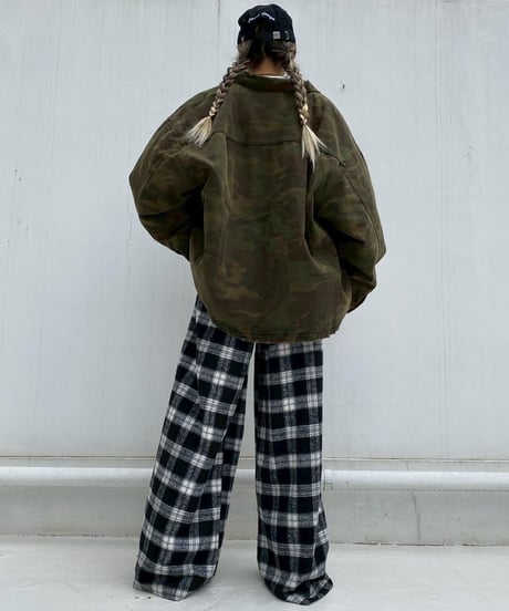 wide tuck pt「colorful check」#25810510