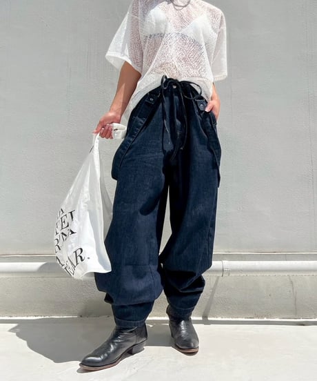 2way denim salopette 「thick」#87711