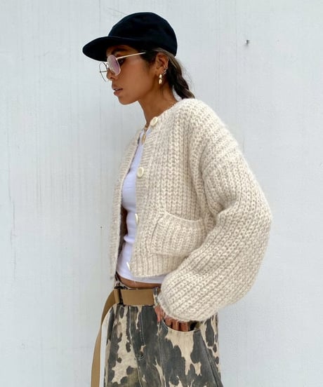 knit cardigan「chunky」#781959