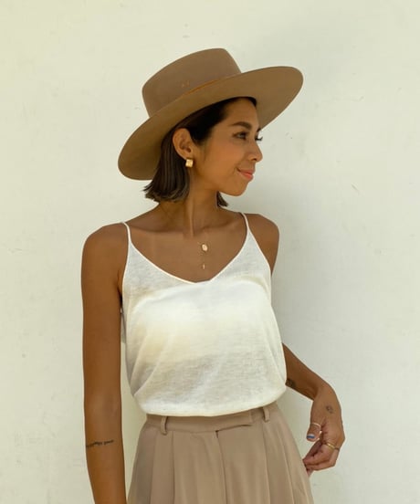 Lack of color"Benson Tri - Brown "hat