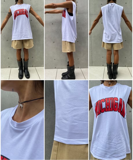 loose tank「MICHIGAN」#9701