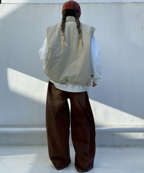 padded vest「high neck」#1812510