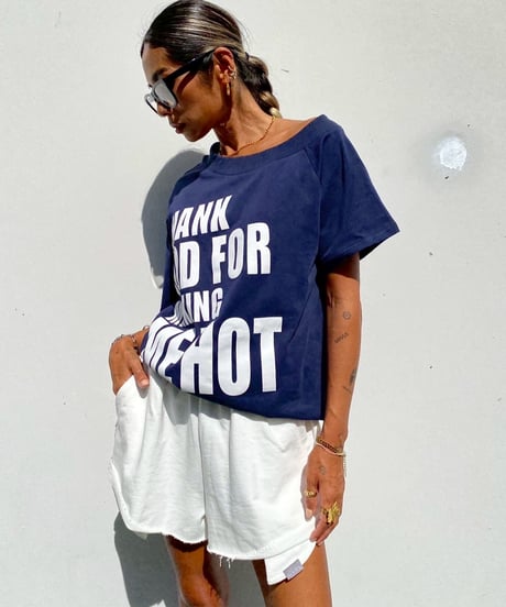 logo tee「oneshoul」#25465
