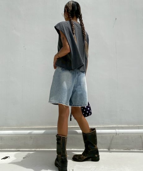 denim short pt 「Baggy」#122