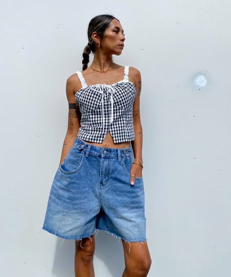 gingham camisole「diner」#2859