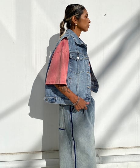 denim vest「classic」#360