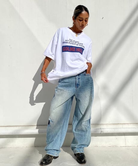3D tuck denim「tapered」#99003