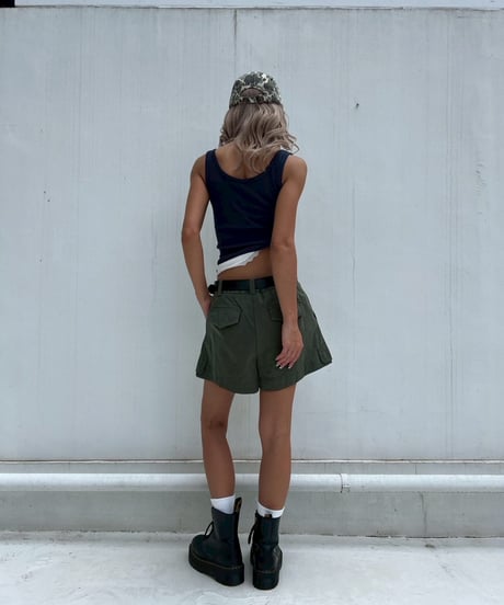 lace tank「button」#68137