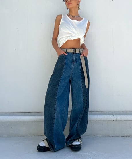 wide denim pt「docking」 #3621