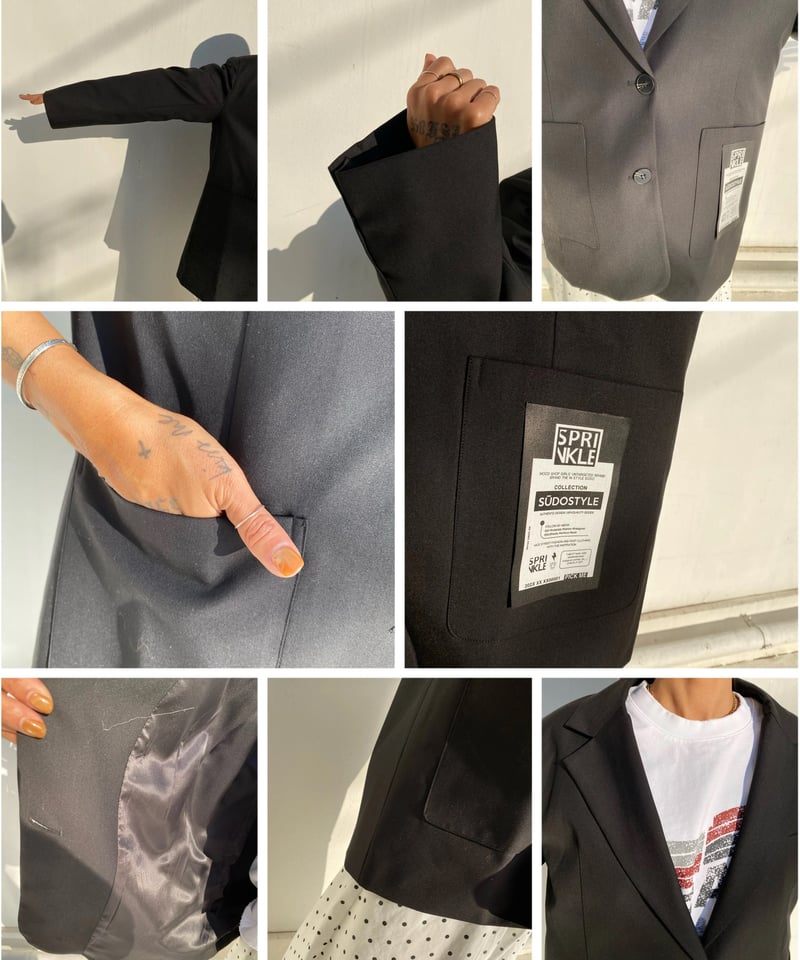 blazer jacket「tailored」#8813 | tablethotel-sūdo