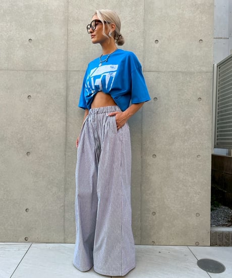 wide tee「DEN」#8386