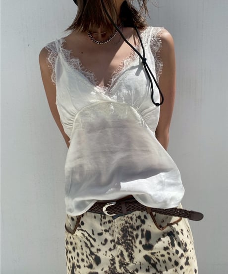 lace camisole「satin」#8816