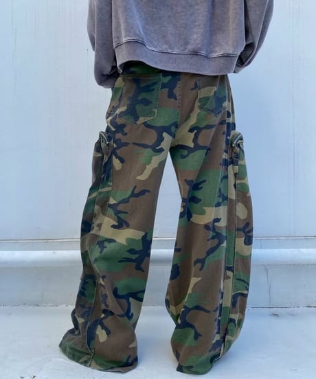 baggy pt「camo pocket」#6352